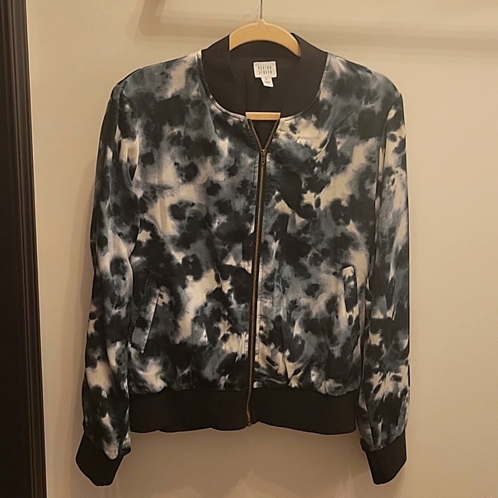 Tie-Dye Bomber Jacket
